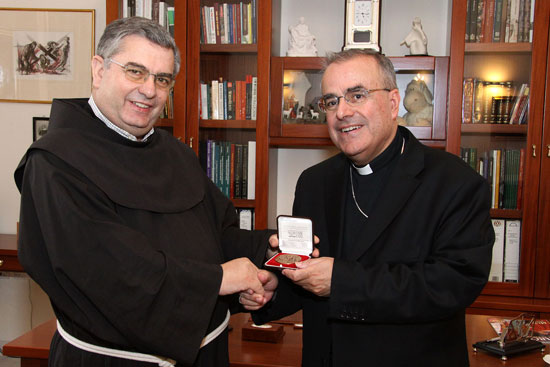 Archbishop meets Rev Jose Rodriguez Carballo